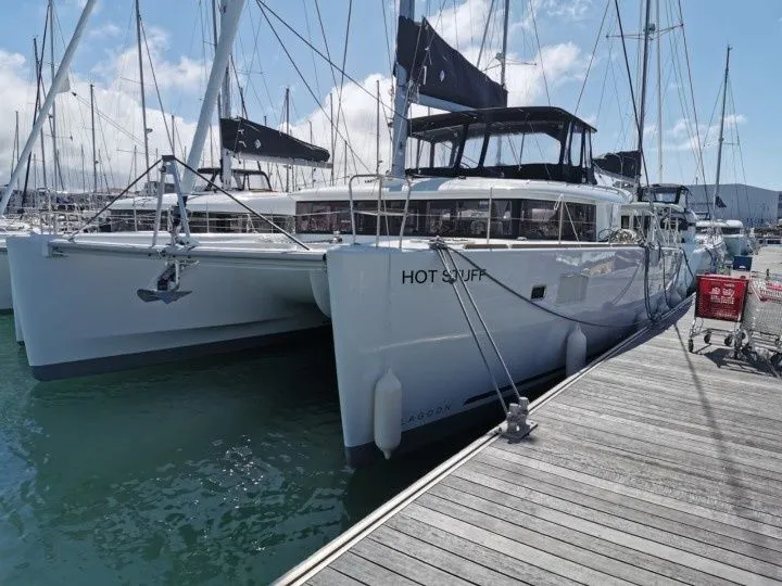 Explore Sukosan on a 13.96m Rental Catamaran Lagoon 450 F