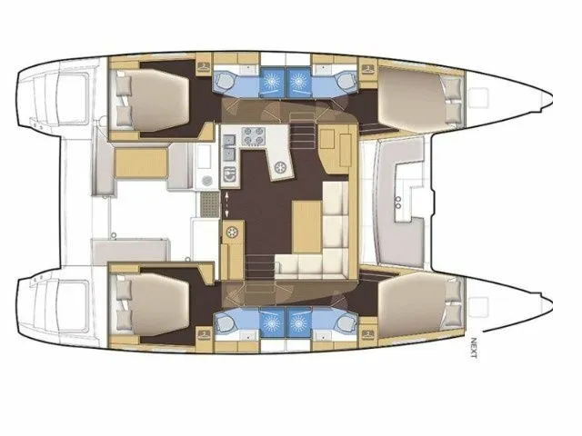 Charter a 13.96m 4 Cabin Catamaran in Lisbon