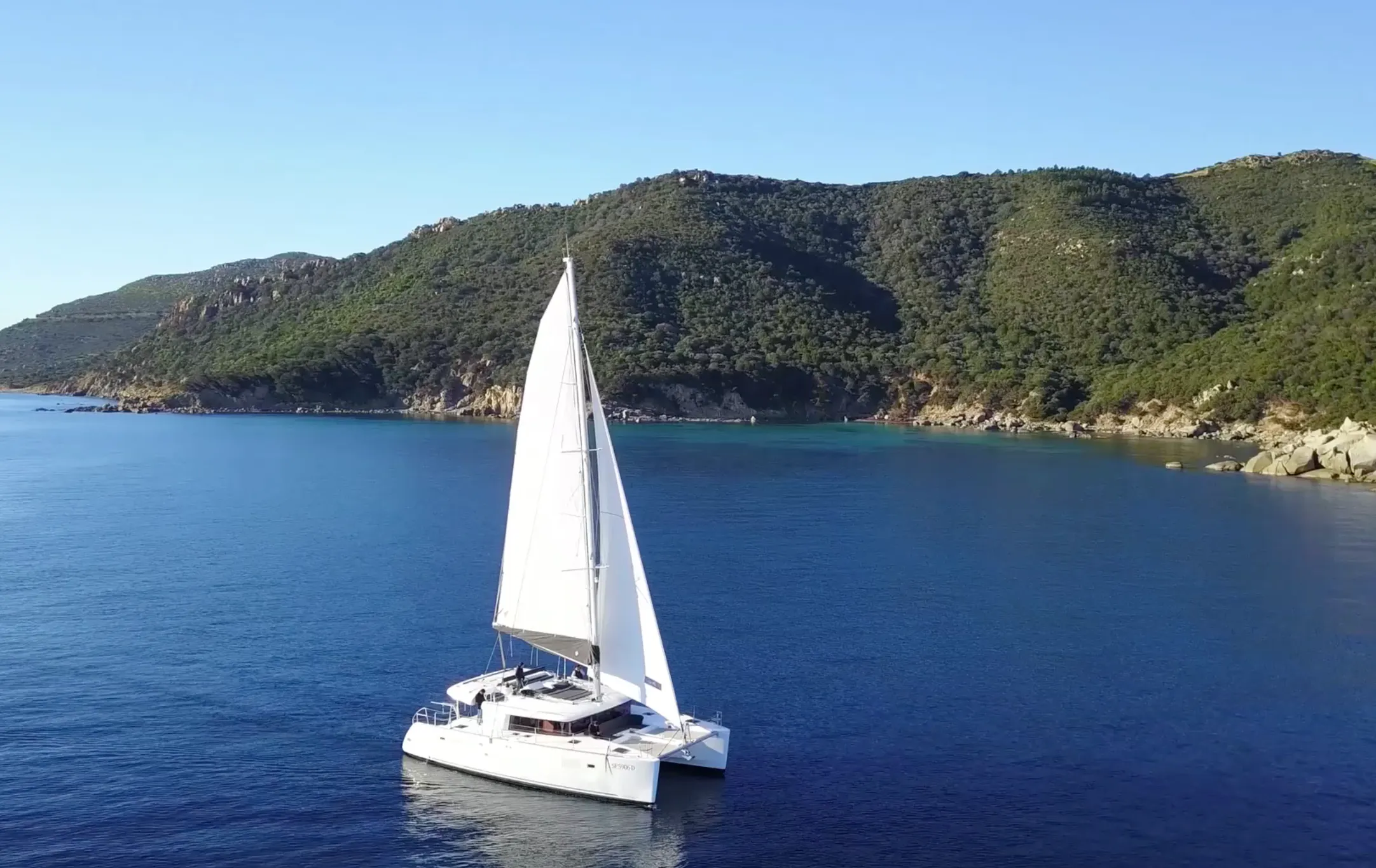 Rent a 13.96m Lagoon 450 F Catamaran in Villasimius