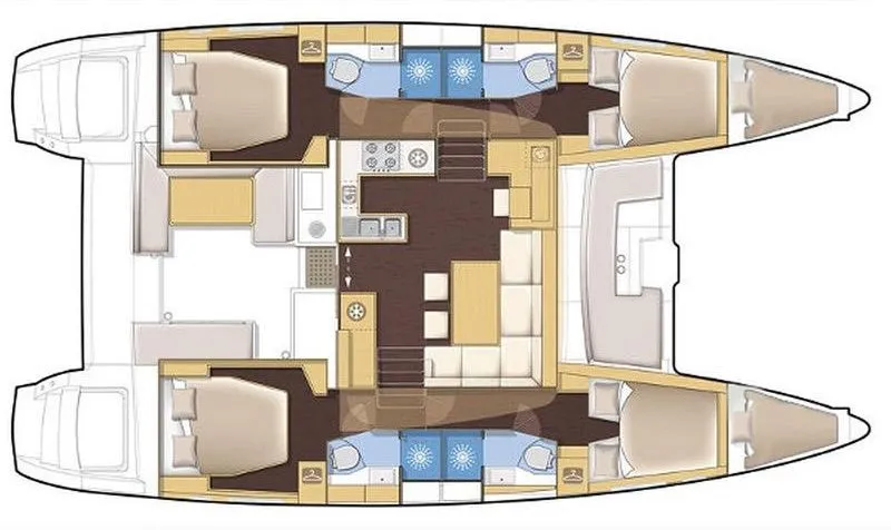 Explore Split on a 13.96m Rental Catamaran