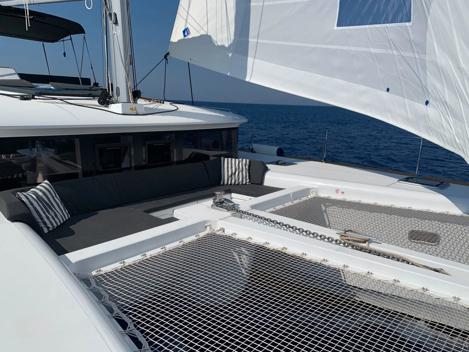 Explore Capo d'Orlando on a 13.96m Rental Catamaran