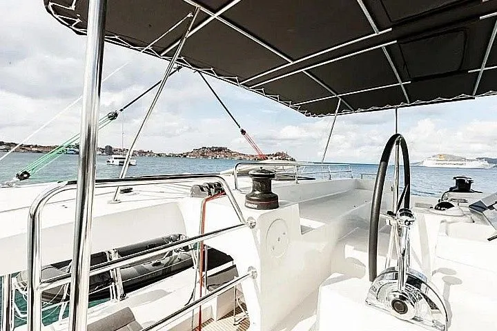 Rent a 13.96m 6 Cabin Catamaran in Kastela