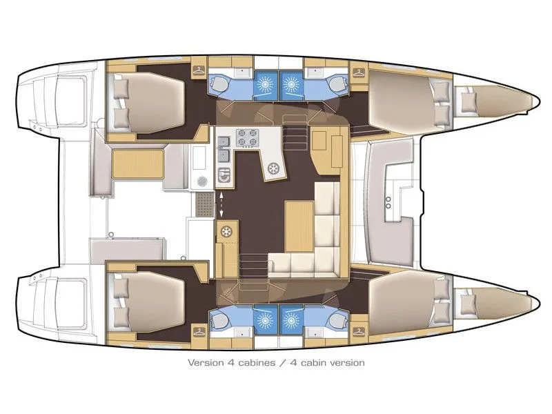 13.96m Athens Catamaran Hire