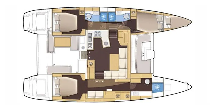 14m Tortola Lagoon 450 F Hire