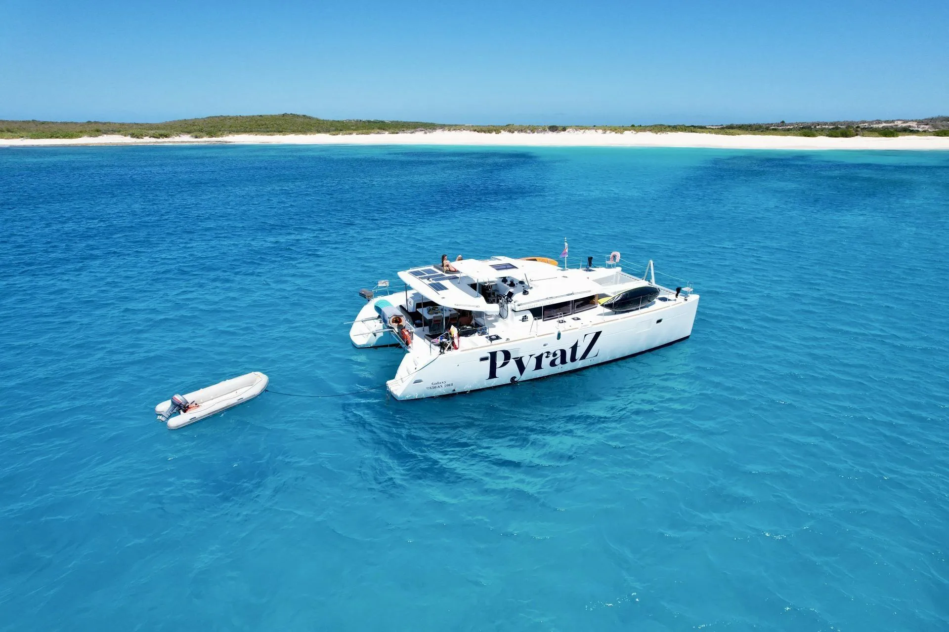 13.96m Philipsburg Lagoon 450 Power Catamaran Hire
