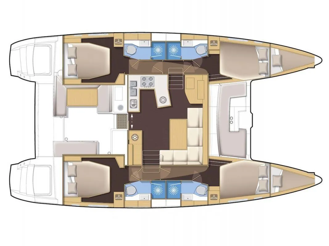 Explore Palma de Mallorca on a 13.96m Rental Catamaran
