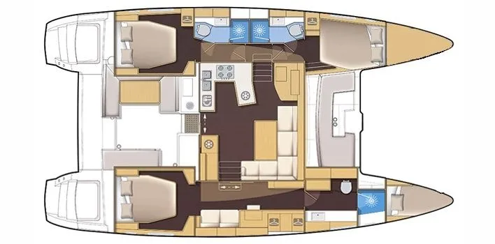 Charter a 13.96m Lagoon 450 S in Saint John’s