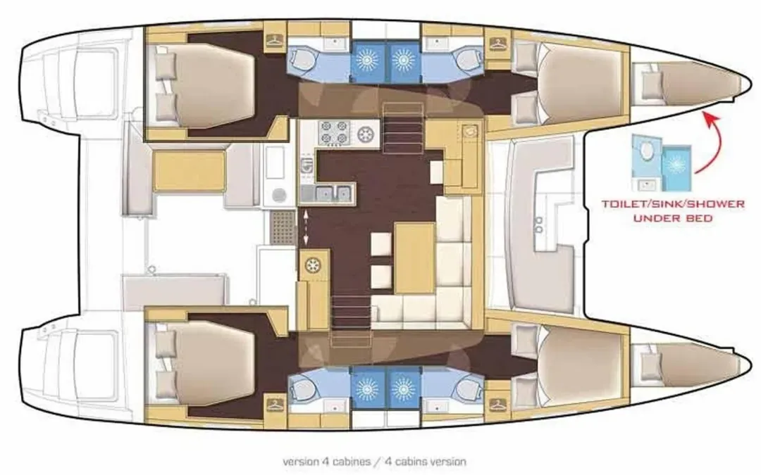 Explore Gouvia on a 13.99m Lagoon 46 Catamaran Rental