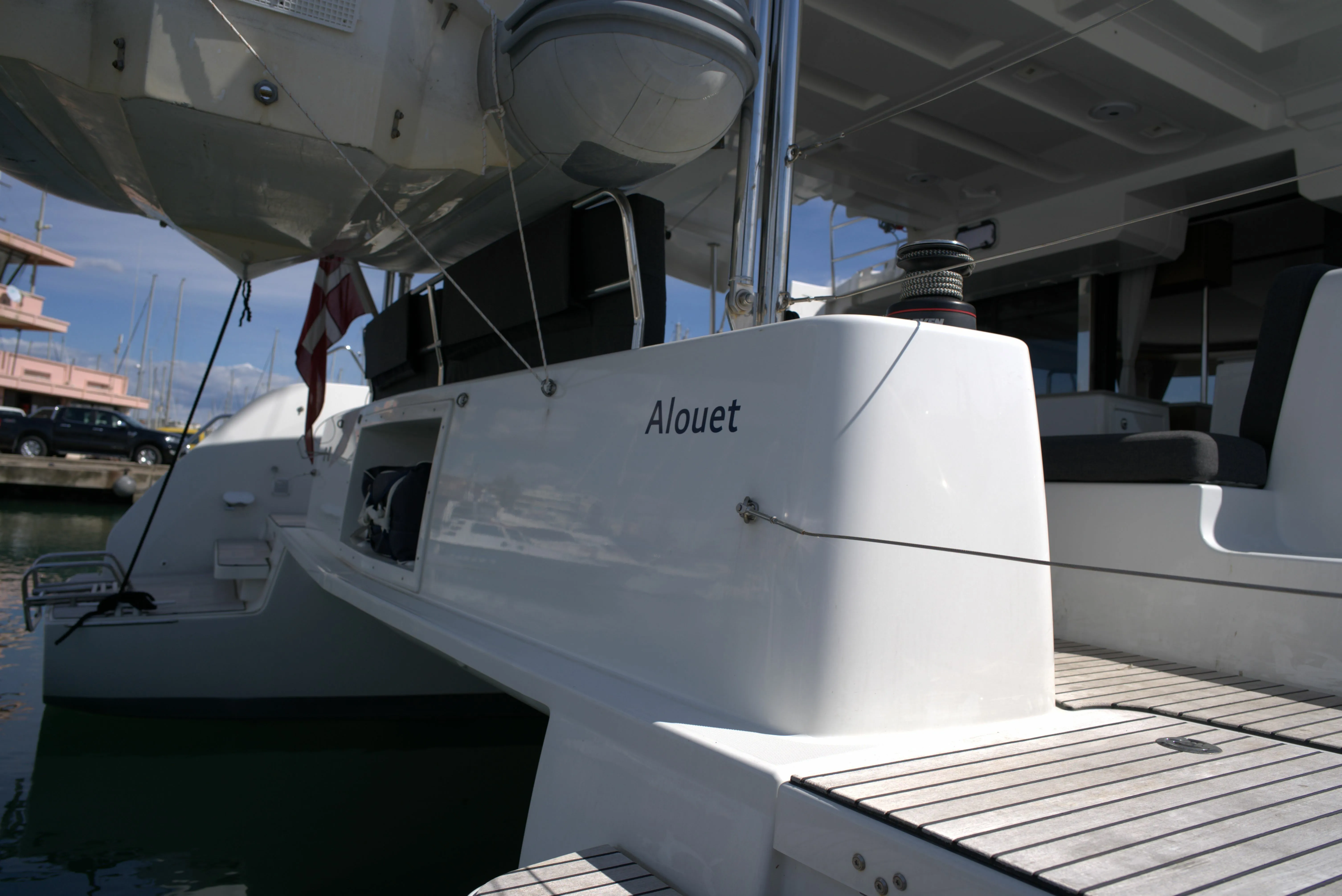 Explore Nettuno on a 13.99m Rental Lagoon 46