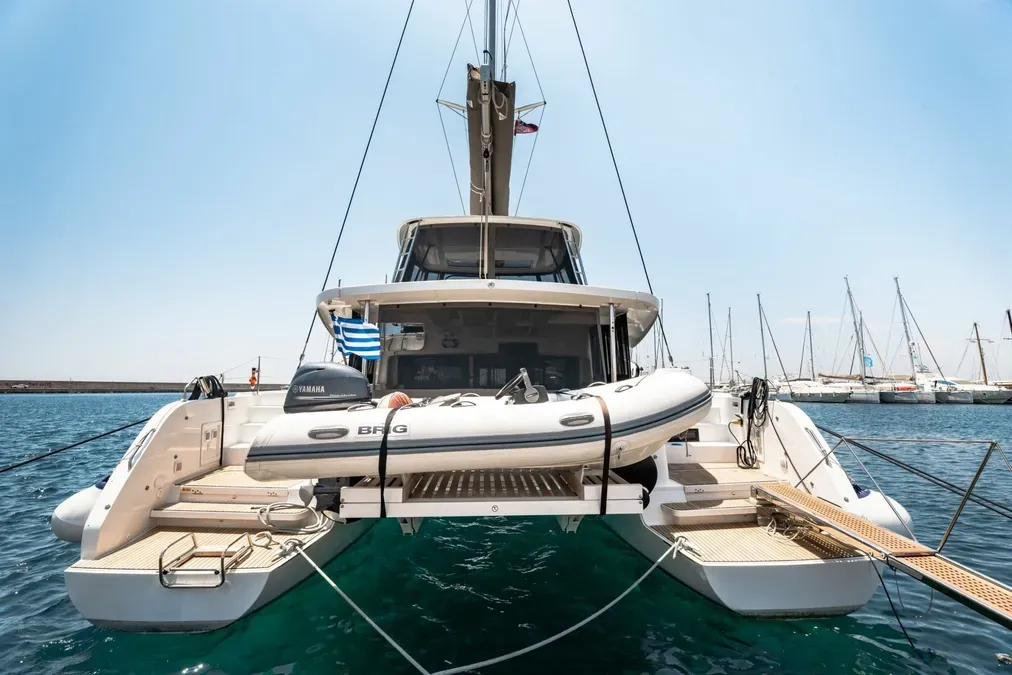 Explore Naousa on a 13.99m Rental Boat