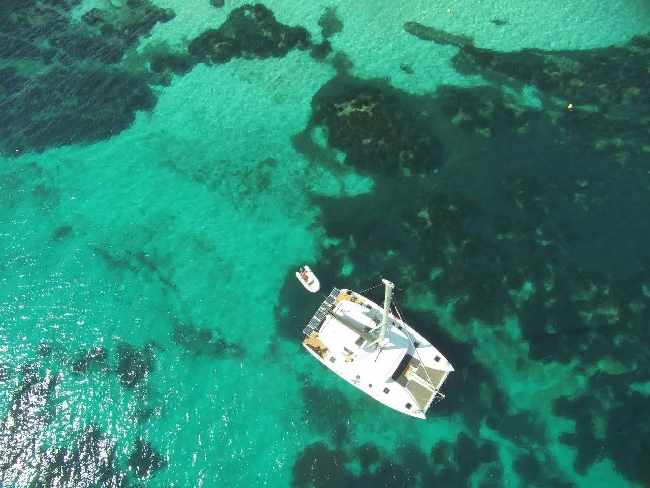Explore Bonifacio on a 13.99m Rental Lagoon 46