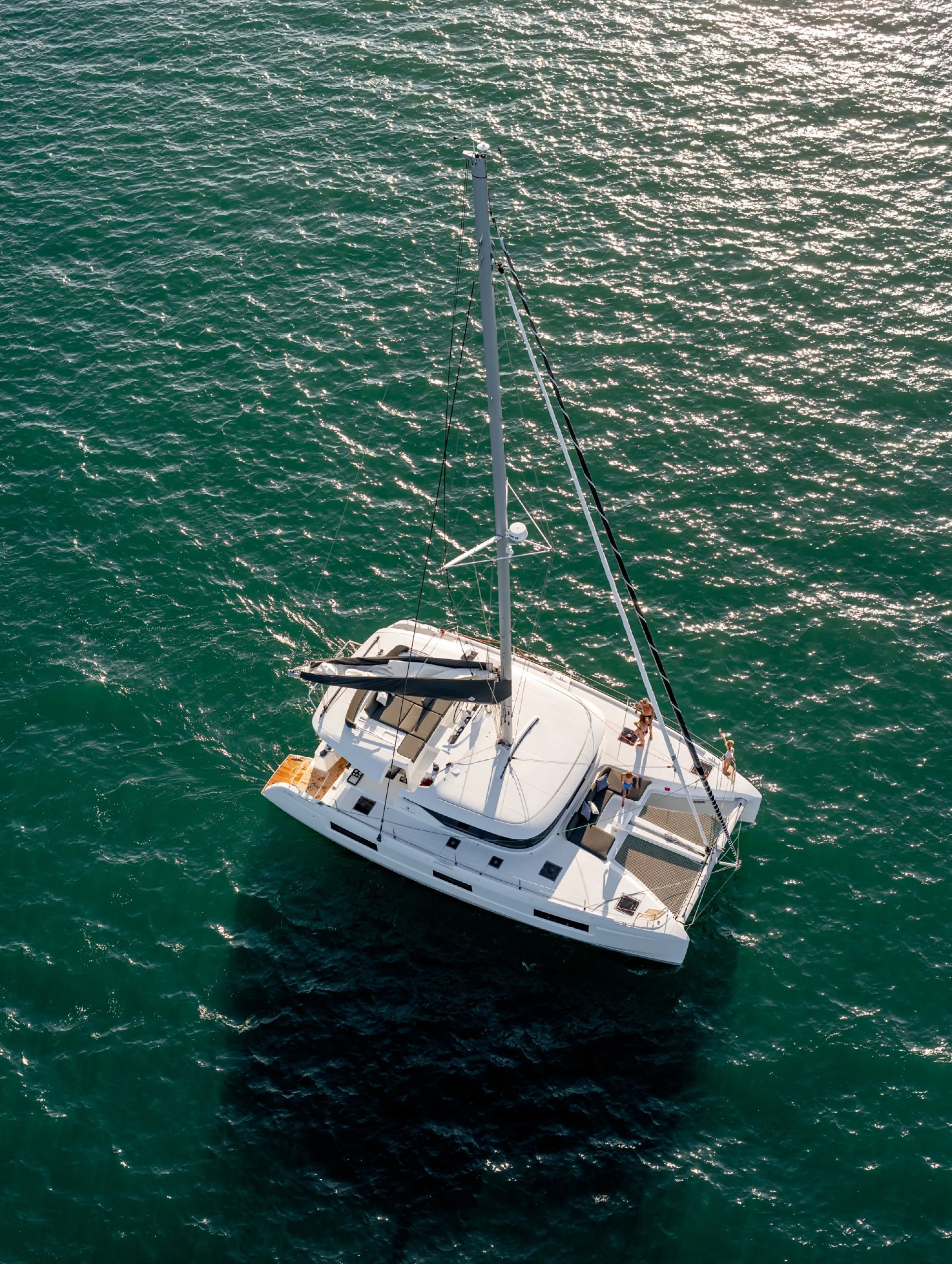 Explore Porto Pollo on a 13.99m Lagoon 46 Catamaran Rental