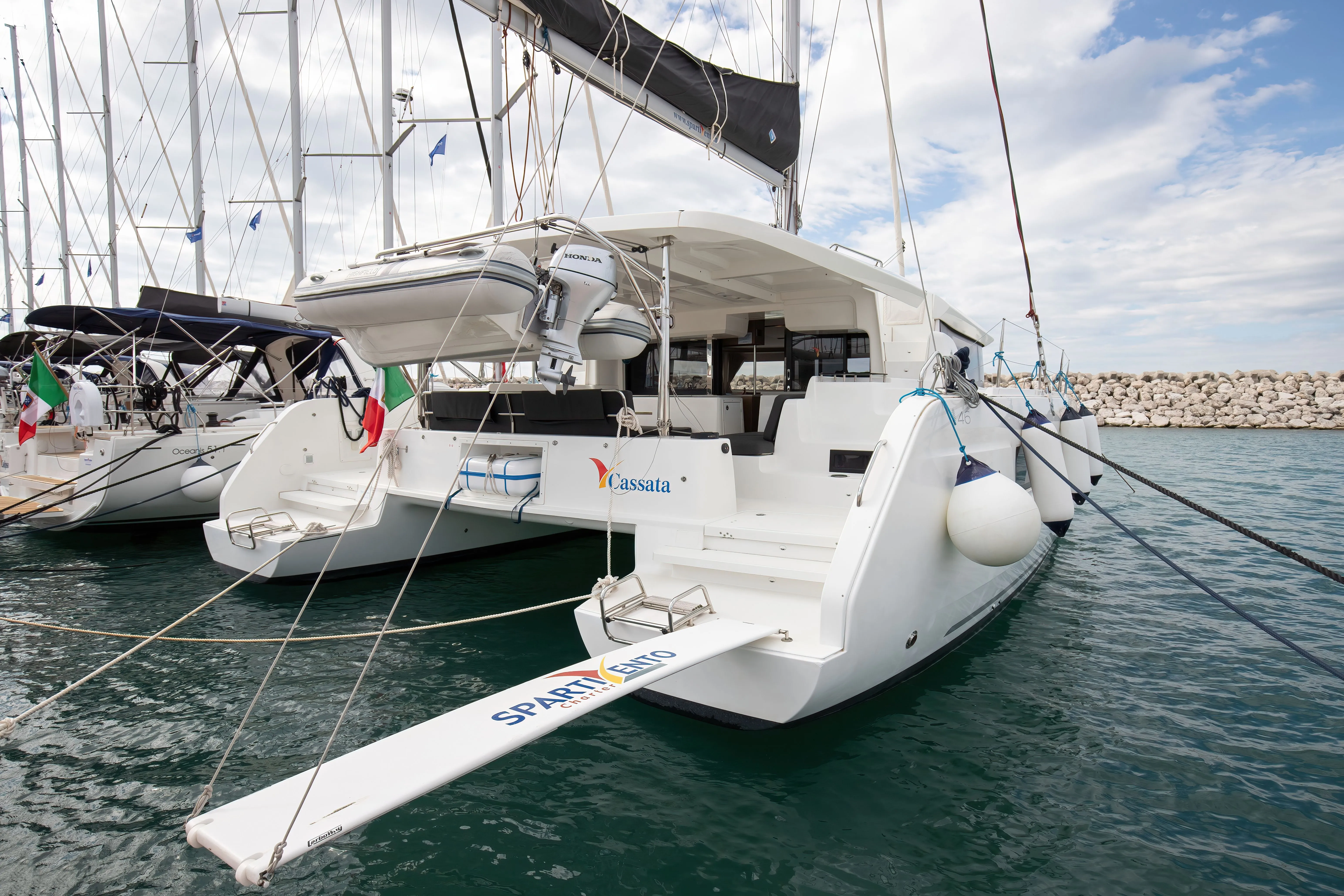 13.99m Salerno 6 Cabin Catamaran Hire
