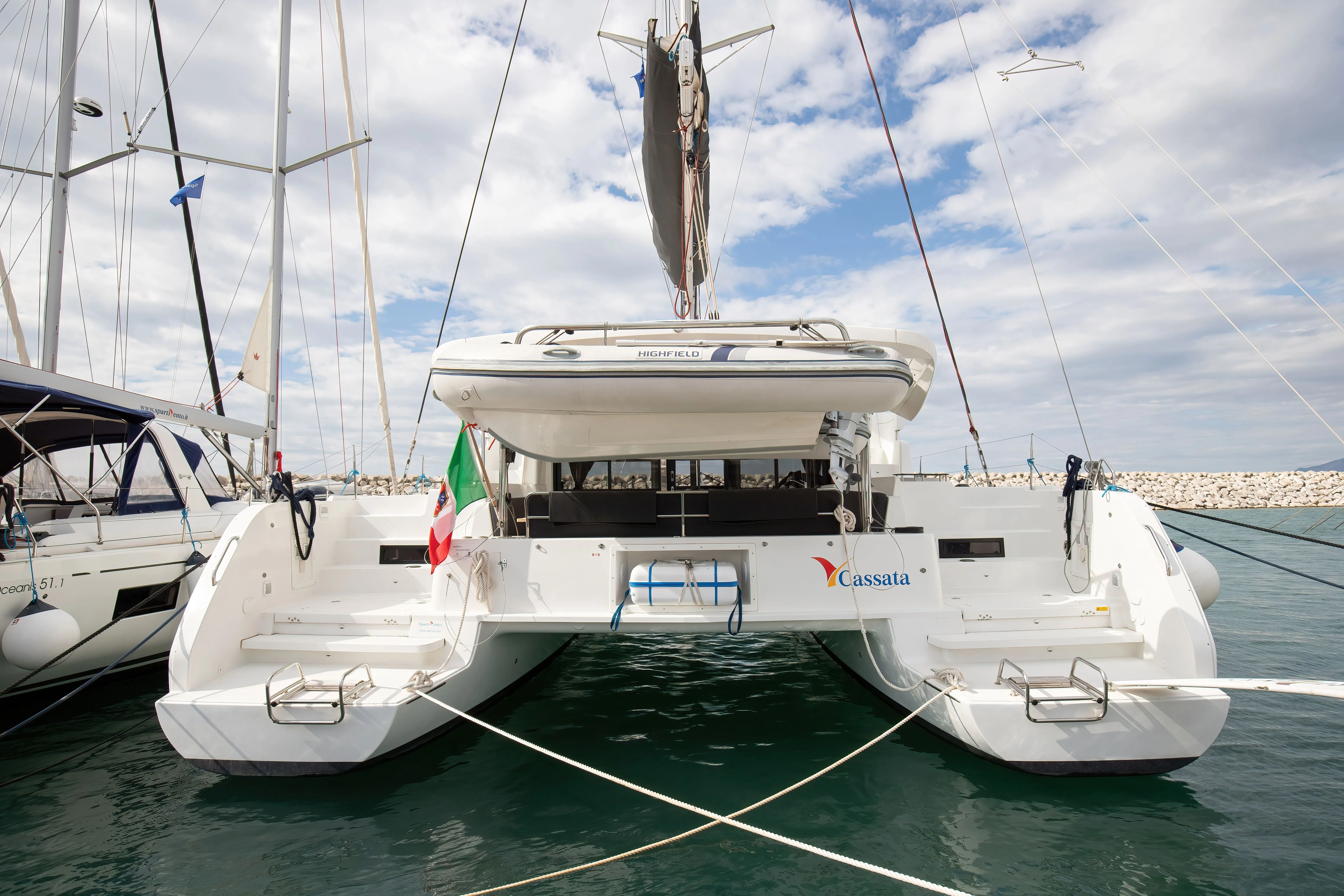13.99m Salerno 6 Cabin Catamaran Hire