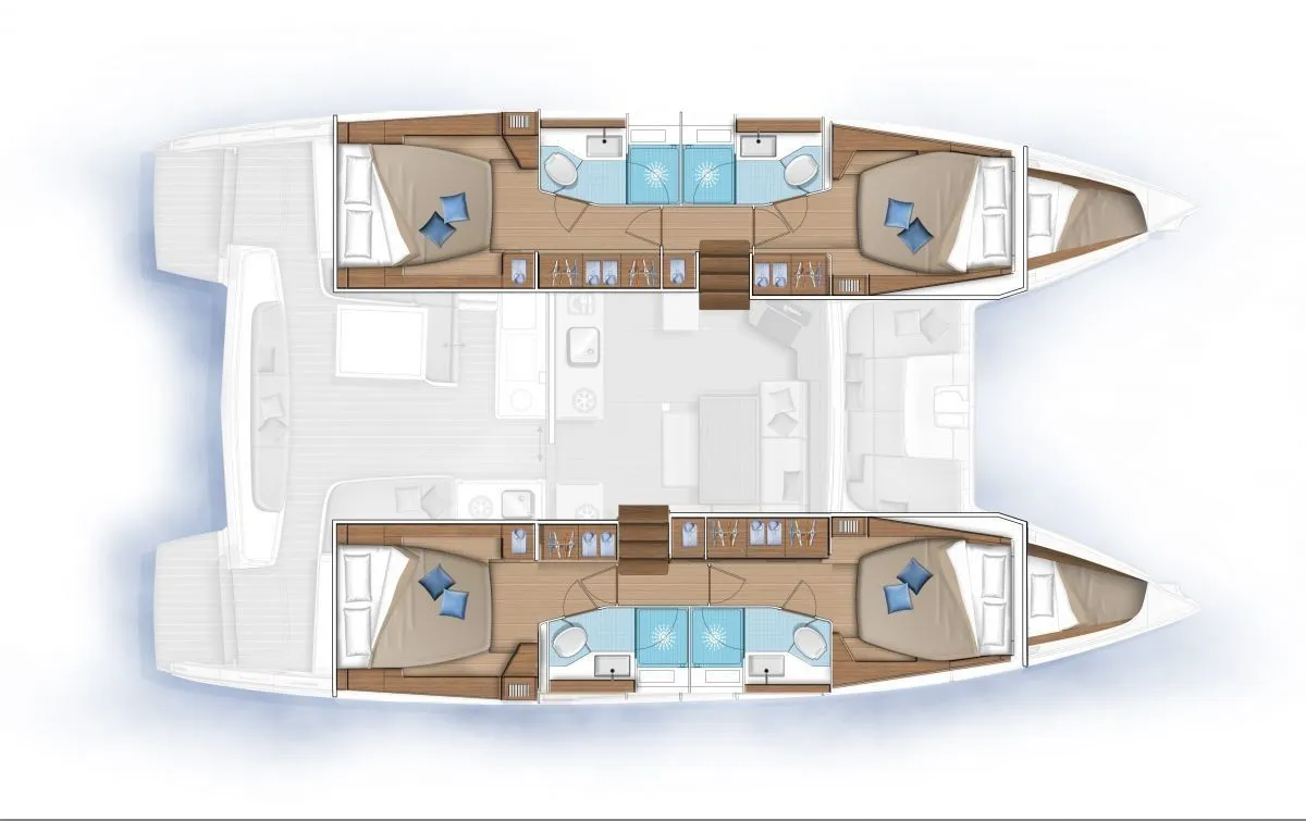 13.99m Biograd na Moru Catamaran Hire