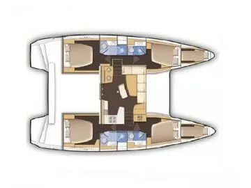 Rent a 13.99m 5 Cabin Catamaran in Porto Pollo