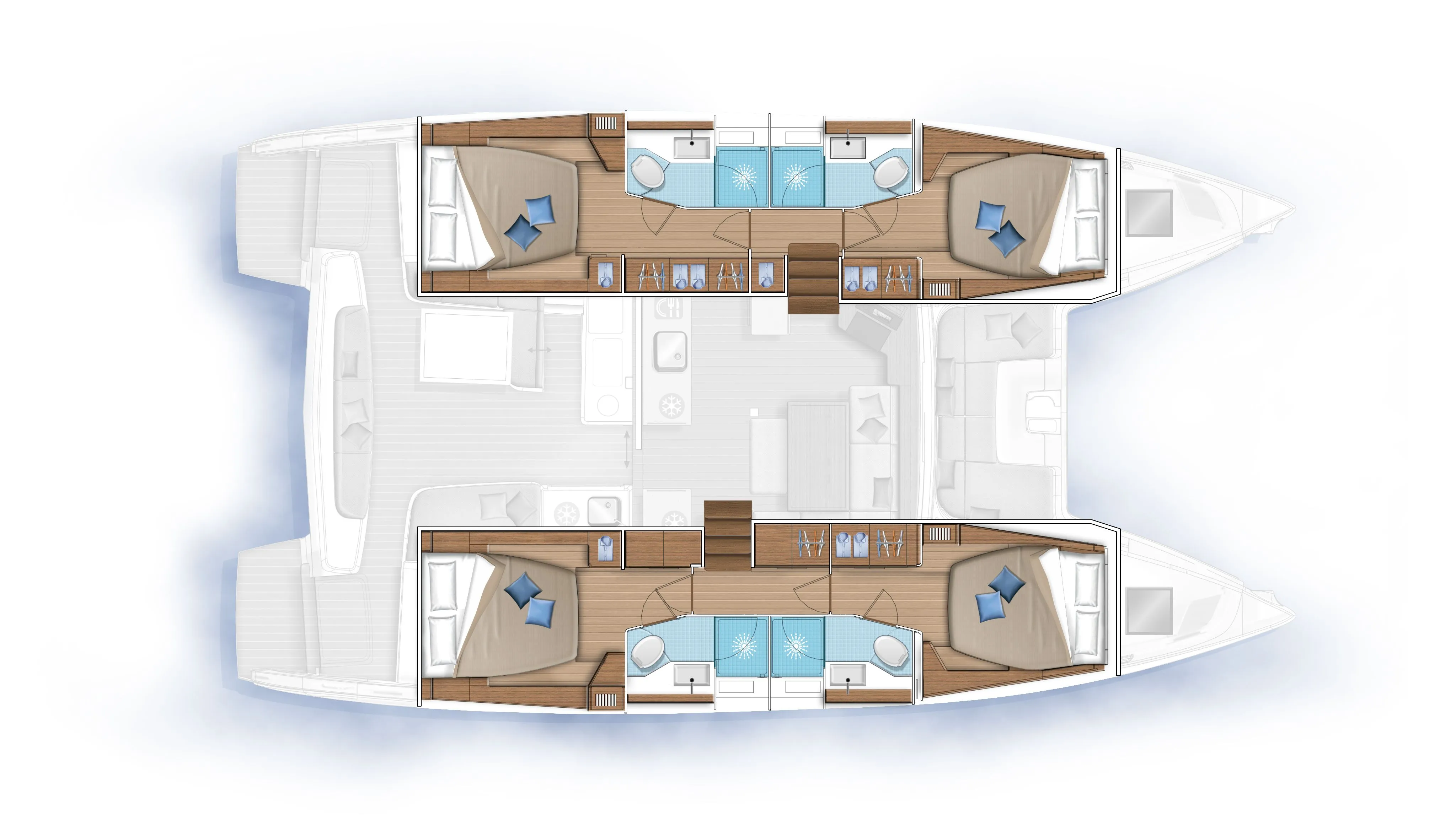 Explore Split on a 13.99m Rental Lagoon 46