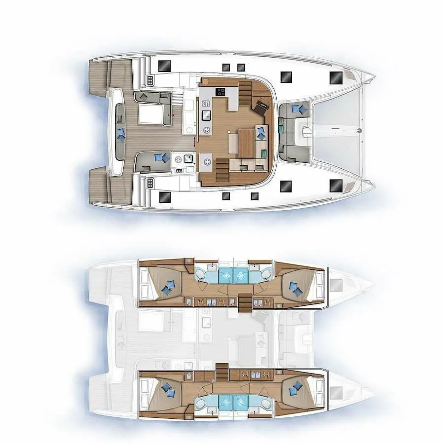 Explore Jamestown on a 13.99m Rental Lagoon 46