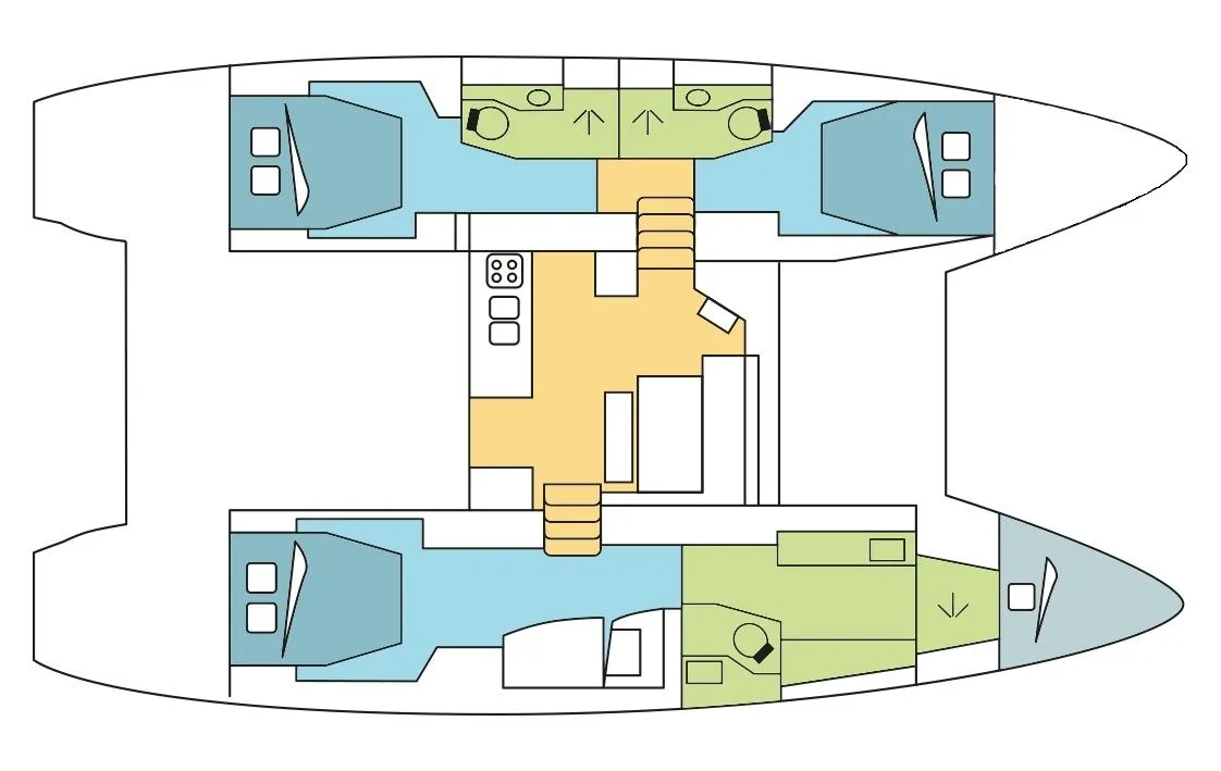 13.99m Saint-Raphaël Catamaran Lagoon 46 Hire