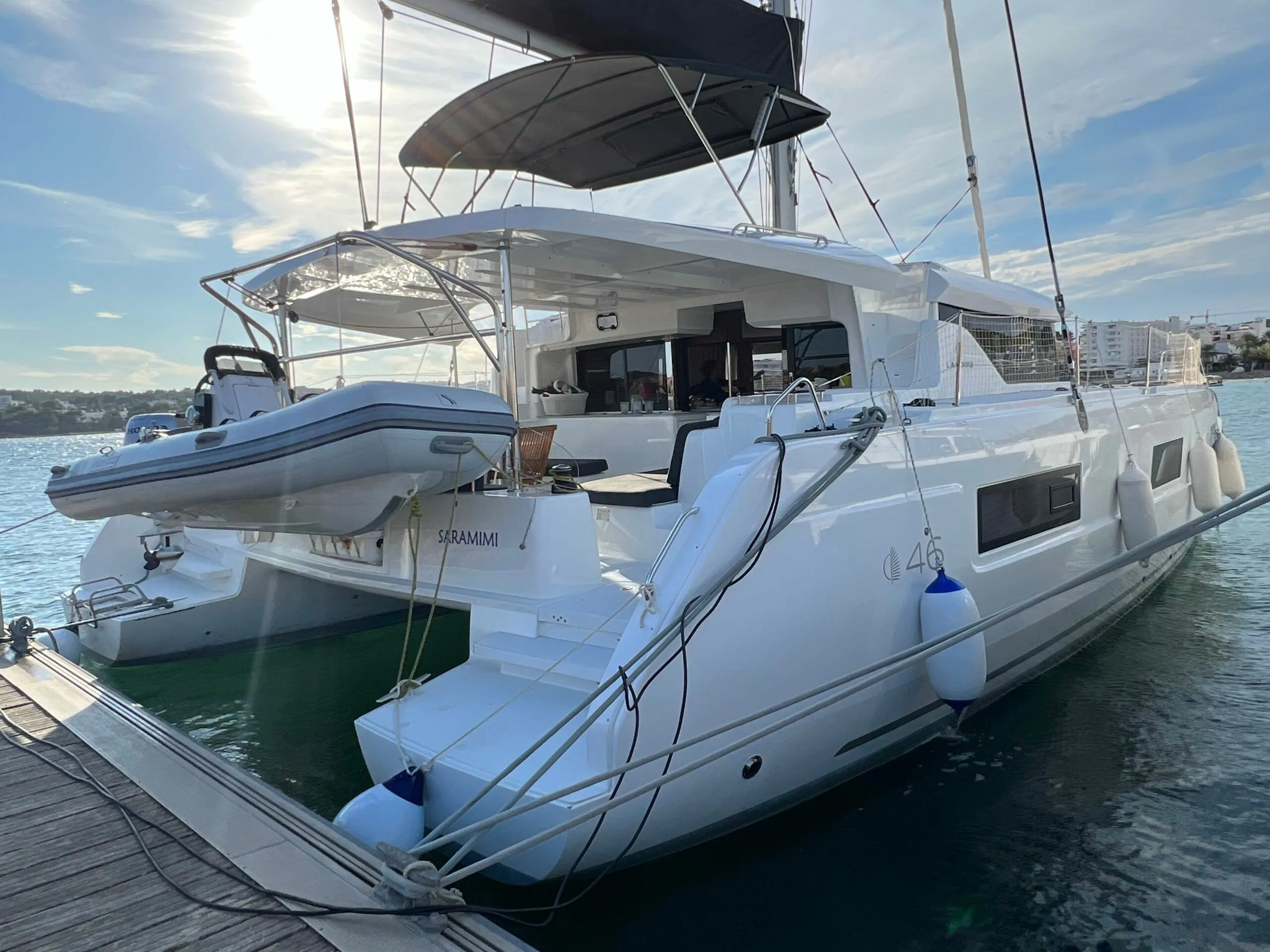 Rent a 14.02m Catamaran Lagoon 46 in Santa Eularia des Riu