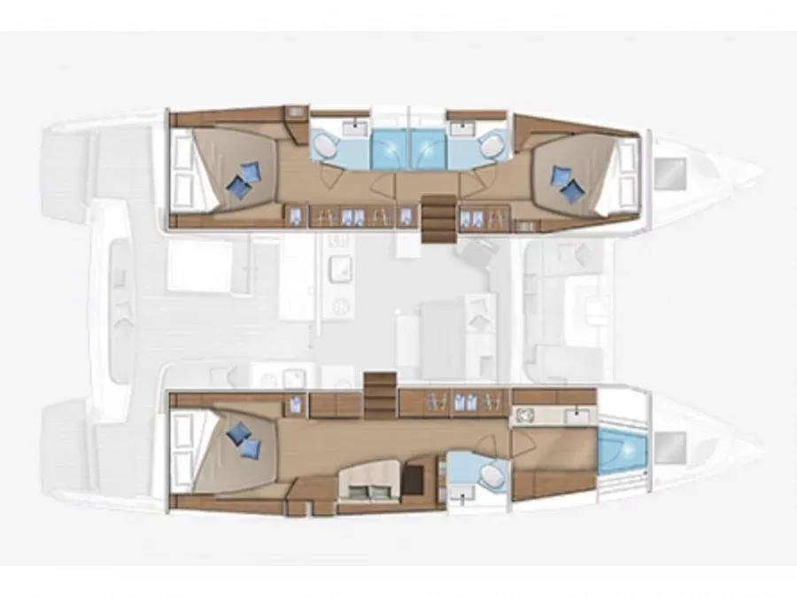 Charter a 13.99m Lagoon 46 Catamaran in Santa Eularia des Riu