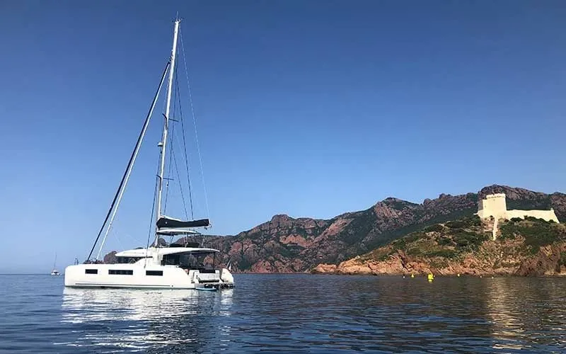 Explore Cogolin on a 14.75m Lagoon 50 Catamaran Rental