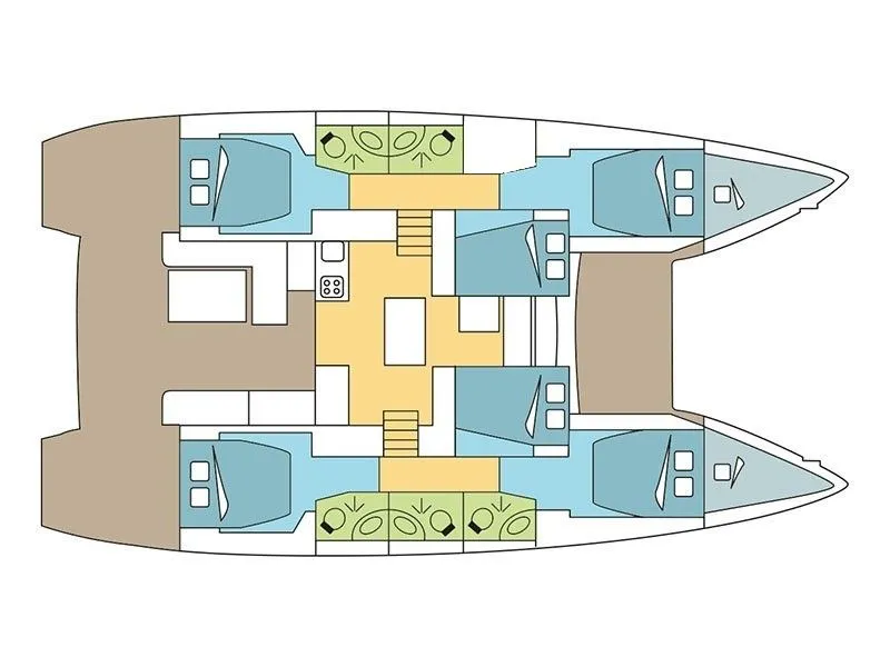 Rent a 14.75m Catamaran in Paleros