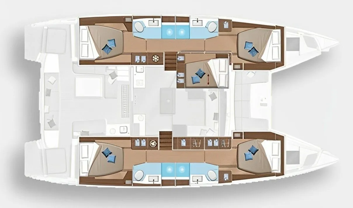 Charter a 14.75m Catamaran in Eden Island