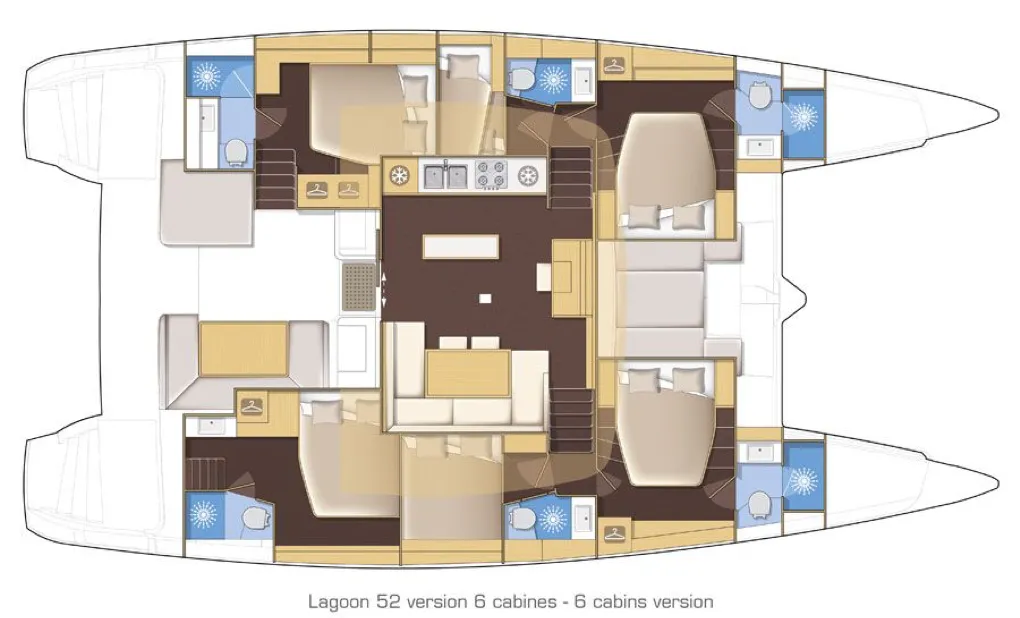 Charter a 15.84m Lagoon 52 F in Gouvia