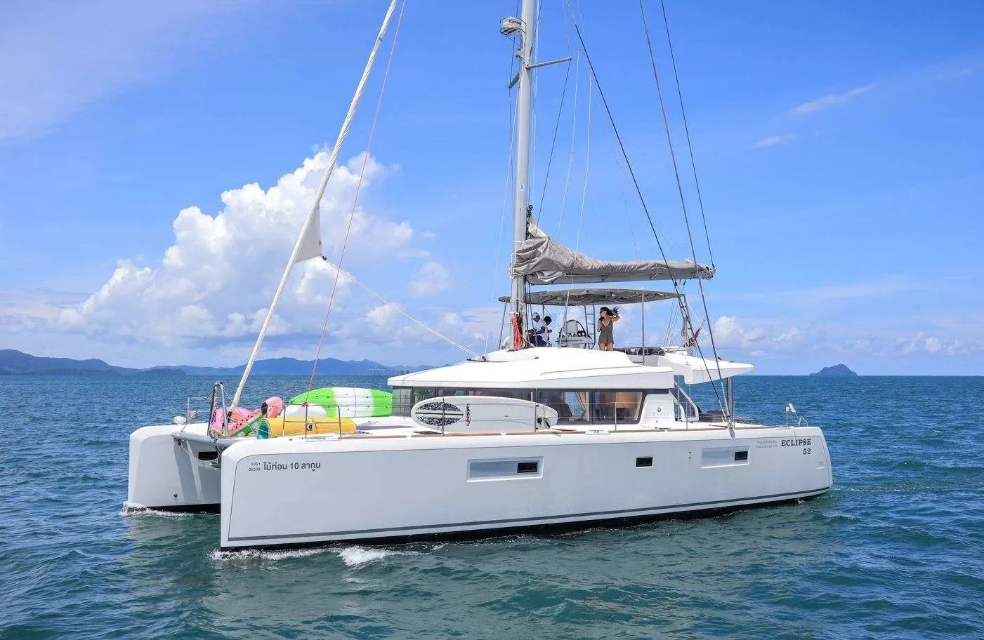 Explore Pa Klok on a 15.88m 4 Cabin Catamaran Rental