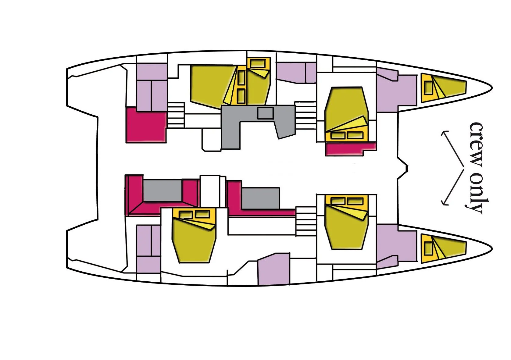 Rent a 15.84m Catamaran Lagoon 52 F in Salerno