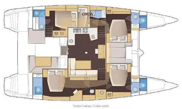 Charter a 15.84m Lagoon 52 F in Saint Thomas