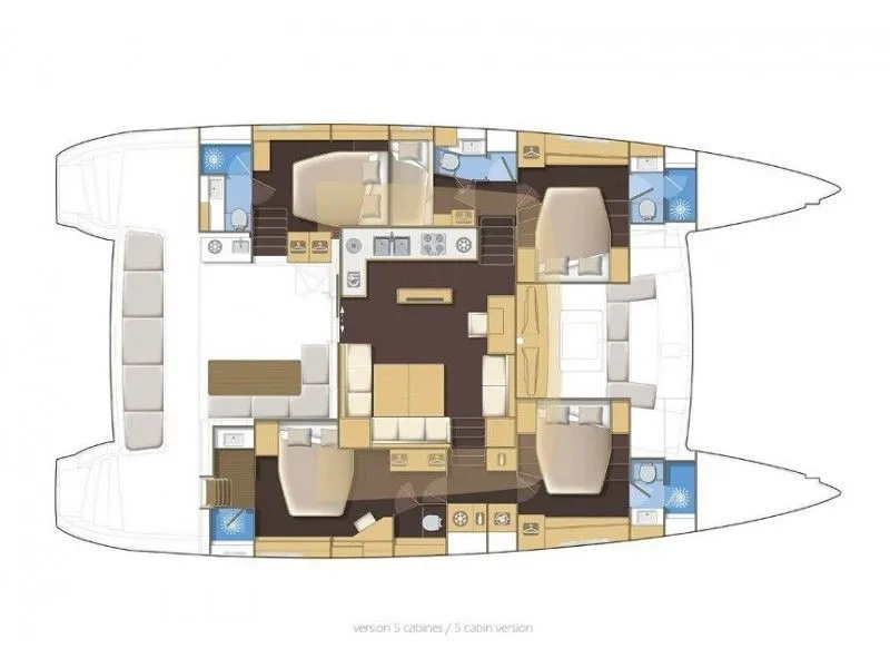 Boot - Explore Lavrion on a 17.1m Rental Catamaran Lagoon 560
