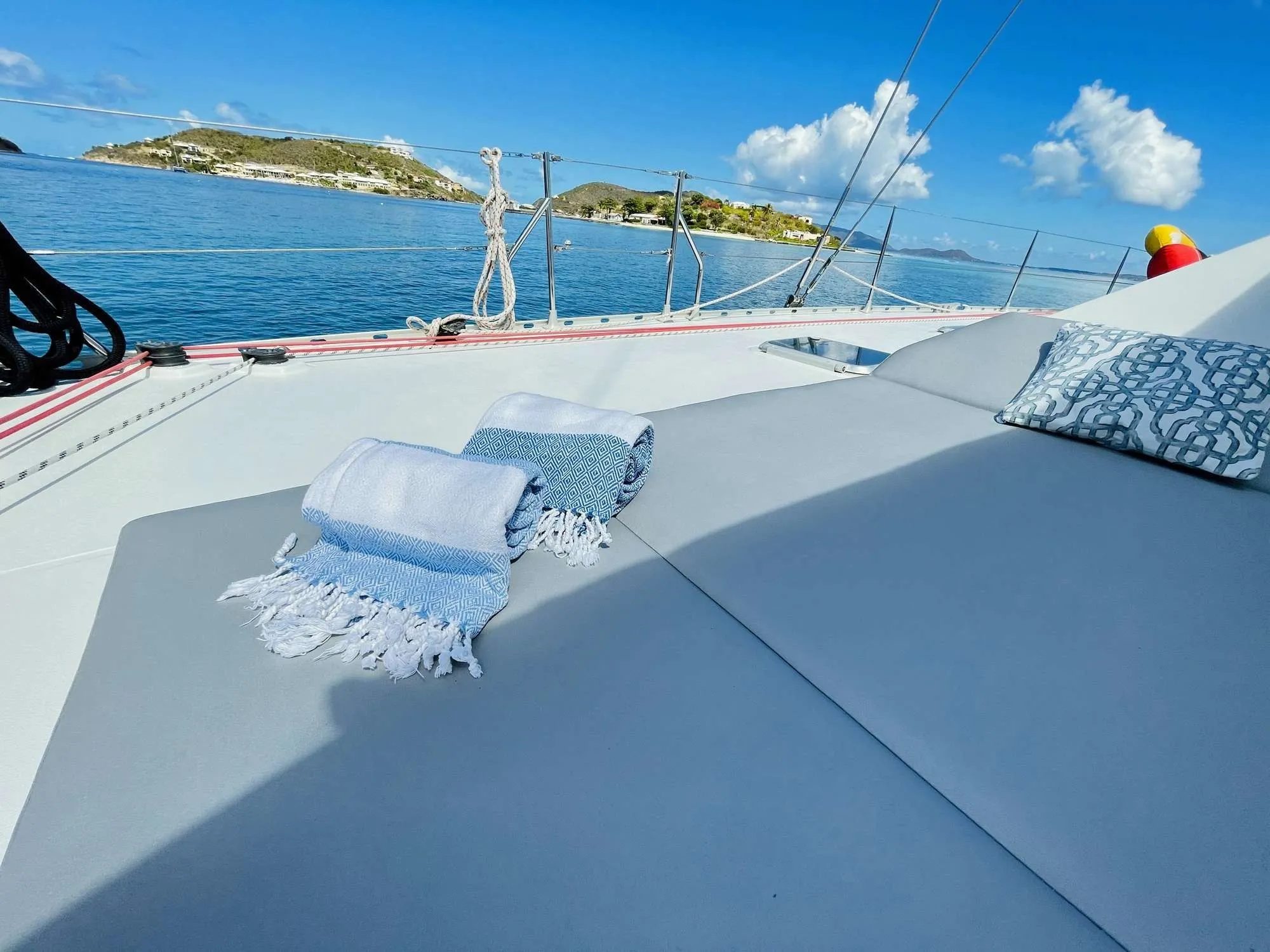 Rent a 17.37m Catamaran Lagoon 570 in Road Town