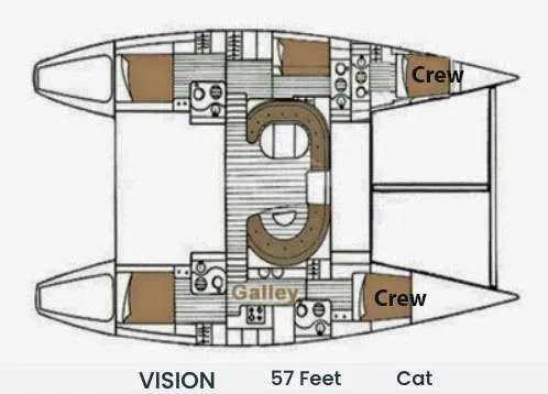 Rent a 17.37m Catamaran Lagoon 570 in Road Town