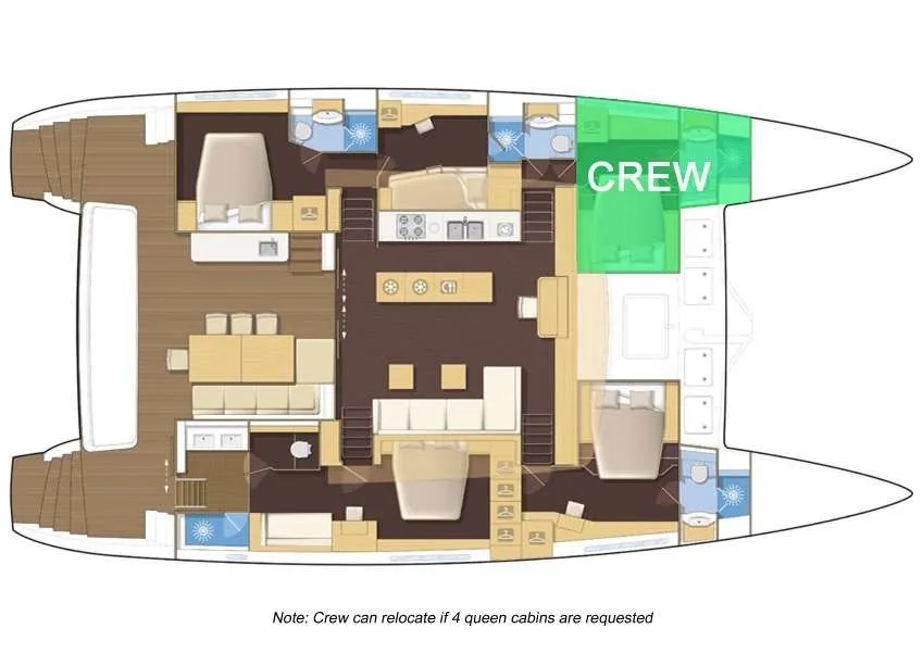 Saint Thomas 19.2m Kiralık Motorlu katamaran Lagoon 630 MY
