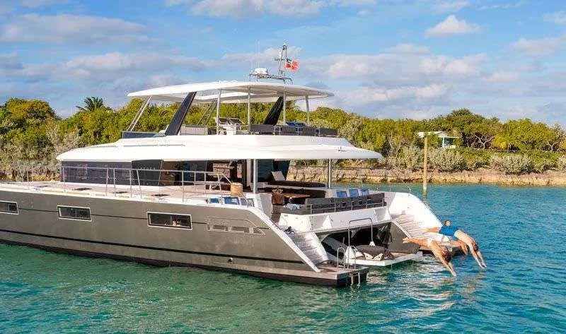 Explore Athens on a 19.46m Lagoon Power 630 Power Catamaran Rental