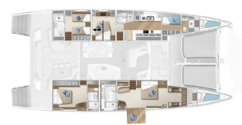 Rent a 23.84m Lagoon Seventy 7 in Bequia