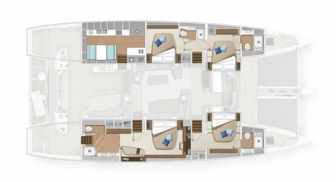 Le Marin Kiralık Lagoon Sixty 7 20.15m 