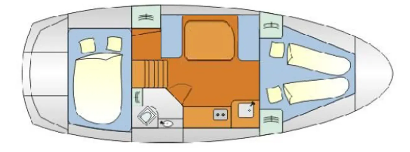 Charter a 7m House Boat in Wilkasy