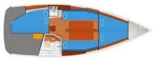 Explore Gizycko on a 7.3m Rental Sailing Yacht