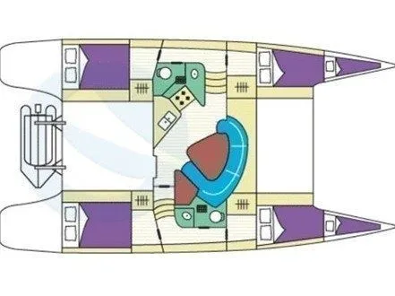 Rent a 11.9m Catamaran in Vlychada