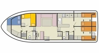 Charter a 12.8m Boat in St. Jean-de-Losne