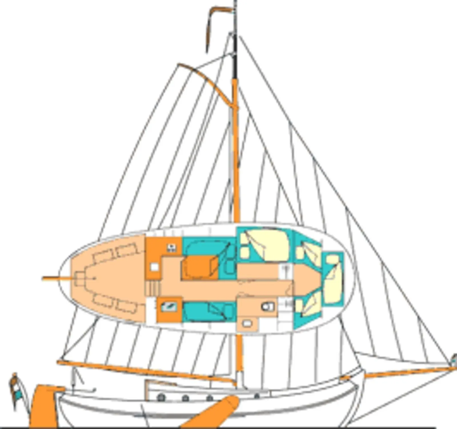 Charter a 10.5m Sailing Yacht Lemsteraak 10 in Heeg