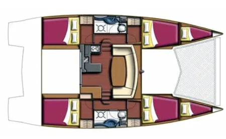 Explore Marsala on a 11.6m 5 Cabin Catamaran Rental