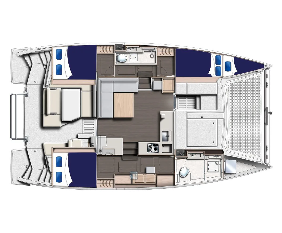 Rent a 12m Leopard 40 Catamaran in Key West