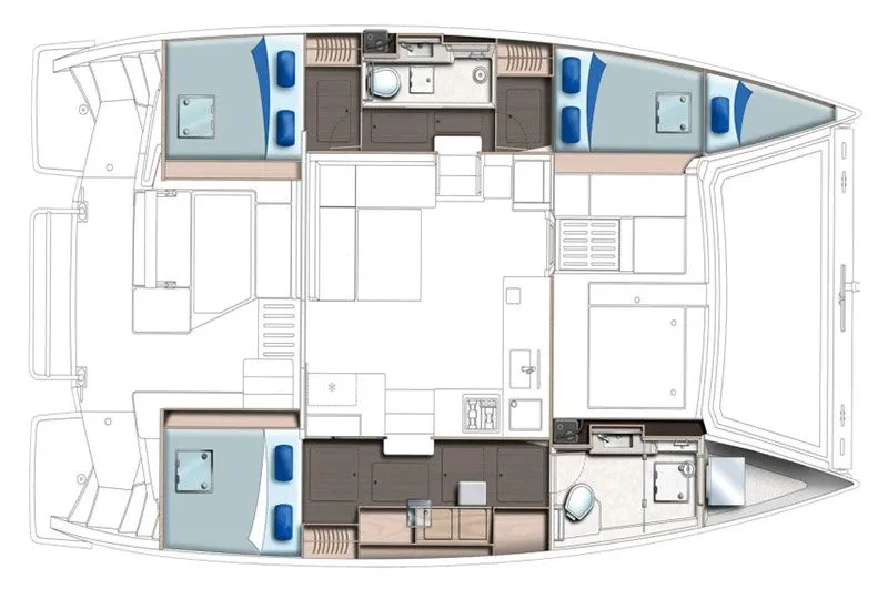 11.97m Cape Coral Catamaran Hire