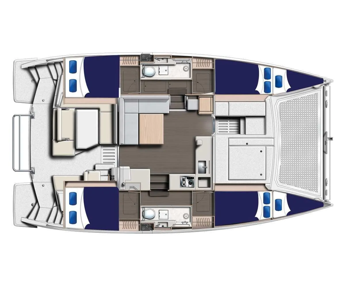 Explore Rodney Bay Village on a 11.99m Rental Boat