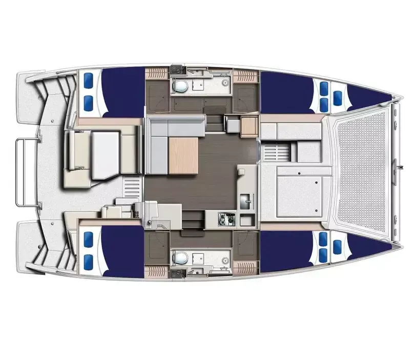 Rent a 11.99m Leopard 40 Catamaran in Placencia