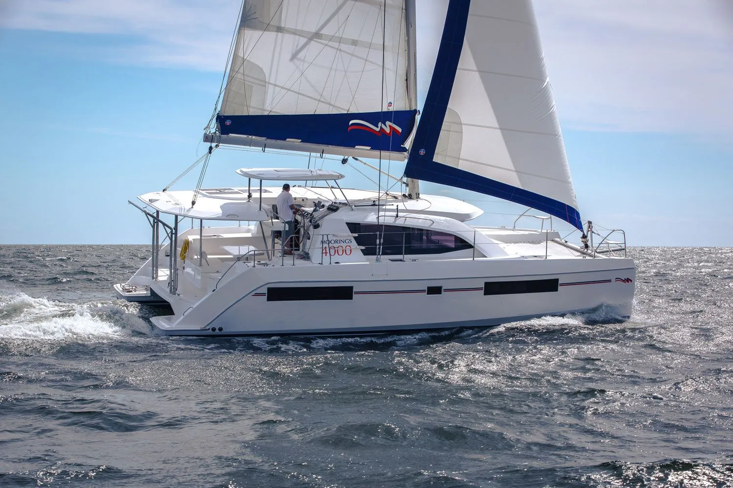 Charter a 11.99m Catamaran Leopard 40 in Uturoa